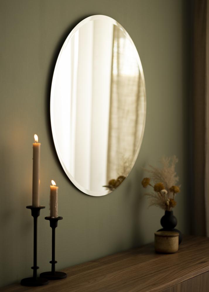 KAILA Miroir rond Deluxe diamètre 70 cm