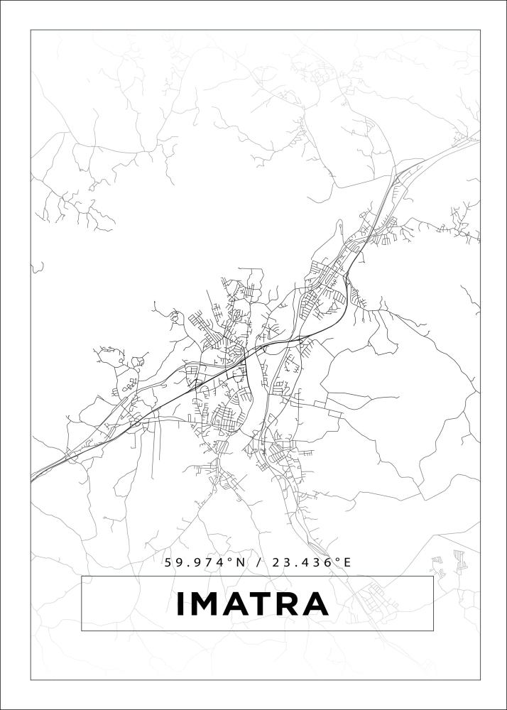 Map - Imatra - White