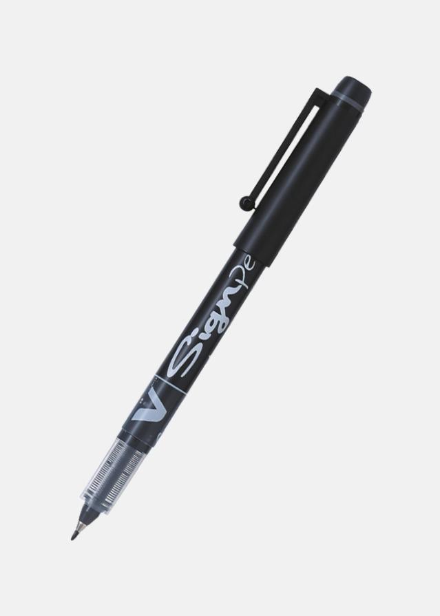 Pilot V-Sign Stylo pour album Noir - 0,6 mm