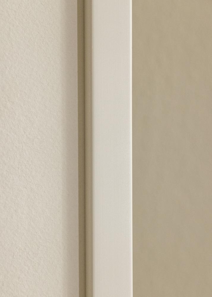 Cadre E-Line Blanc 50x70 cm - Passe-partout Blanc 33x56 cm