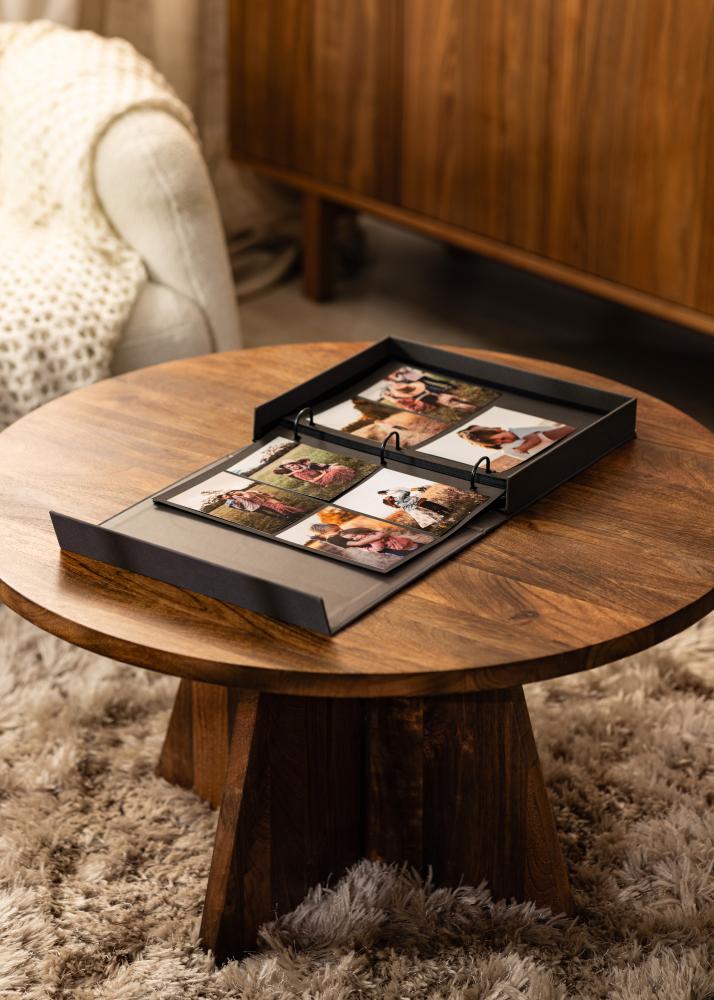 KAILA * - Coffee Table Photo Album (60 Pages Noires / 30 Feuilles)