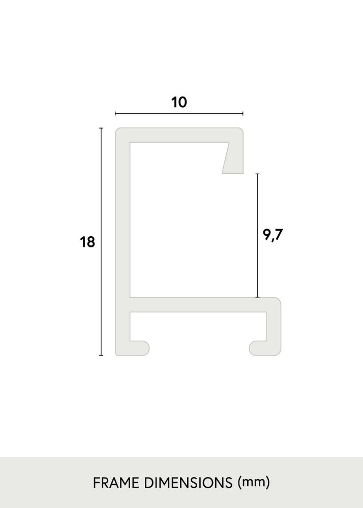 Miroir Helsingfors Blanc - Propres mesures