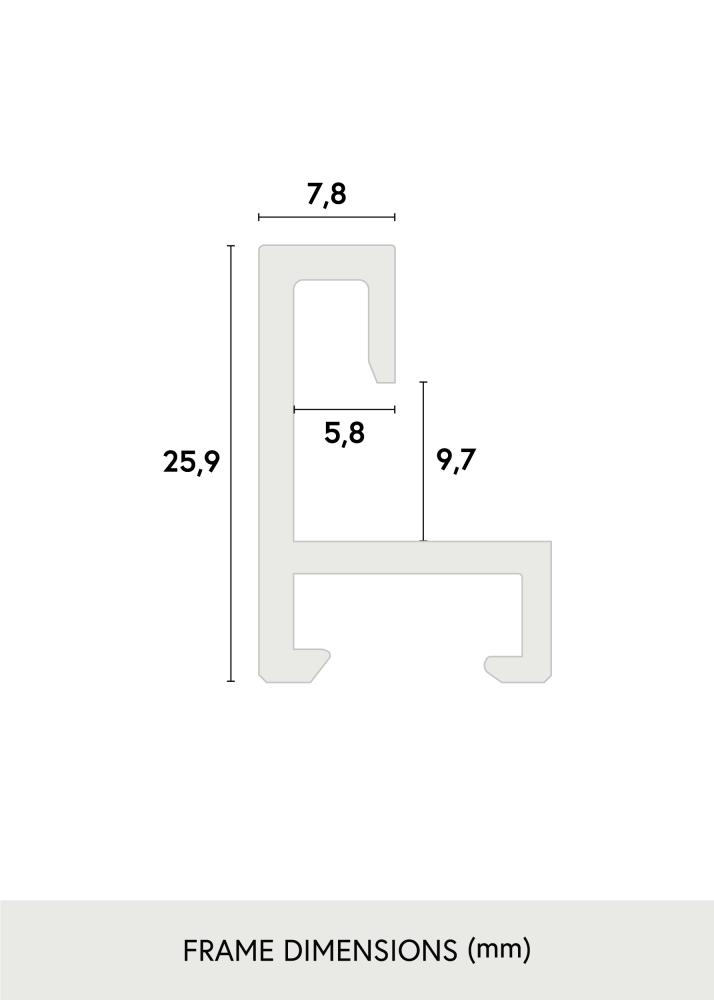 Cadre Nielsen Premium Alpha Brillant Argent 18x24 cm