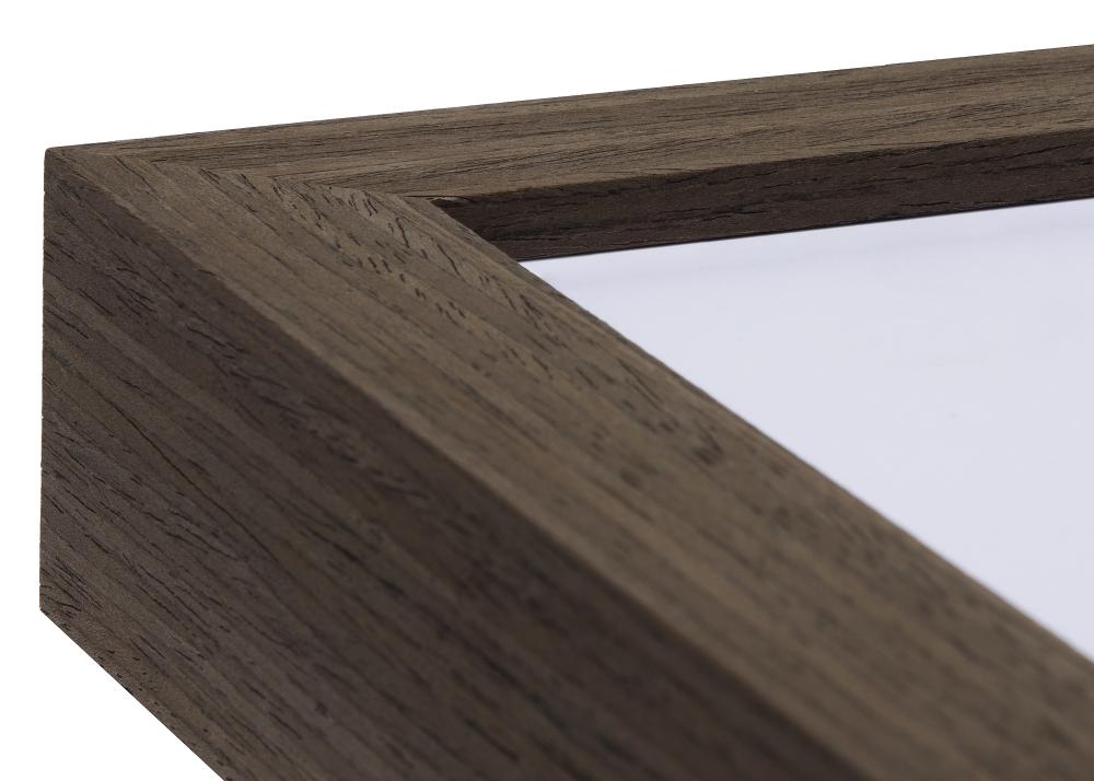 Miroir Timber Ljus Noyer - Propres mesures