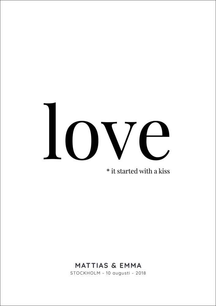 Love - White