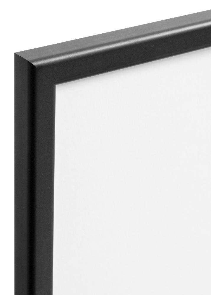 Cadre Slim Mat Verre antireflet Noir 15x21 cm (A5)